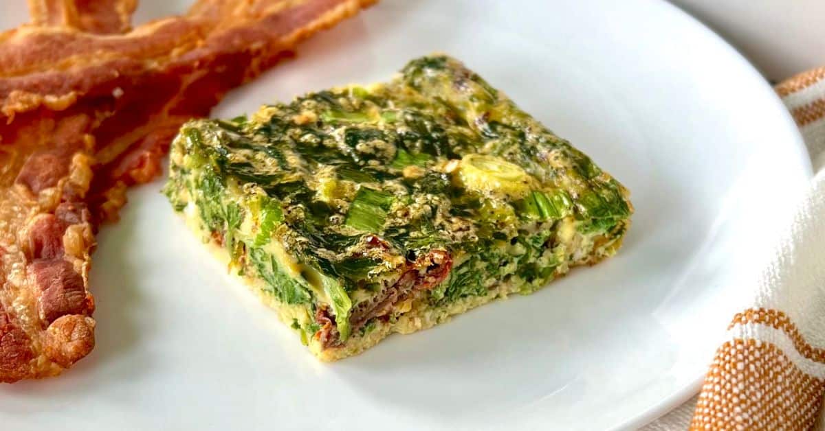 Easy Paleo Whole30 Italian Egg Bake for Healthy Breakfast